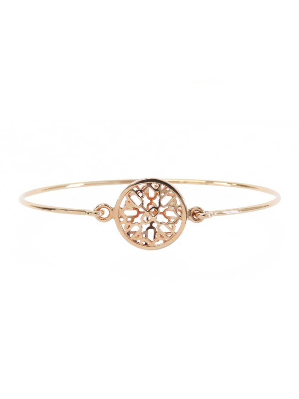Hermes Chaine d'Ancre Passerelle Bracelet Pink Gold 18K Bangle